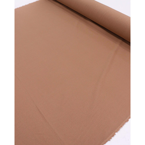 Tecido Linho Misto Rústico Castanho Claro (Com Leves Defeitos)