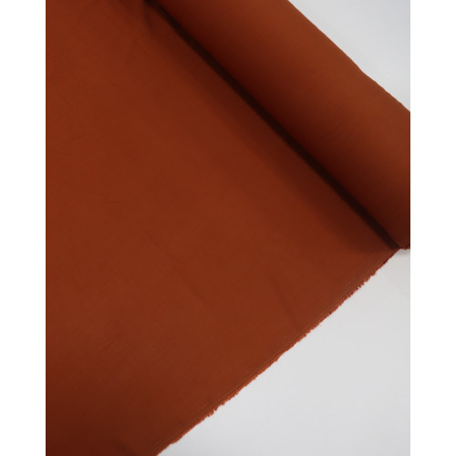 Tecido Viscose Texturizada Terracota