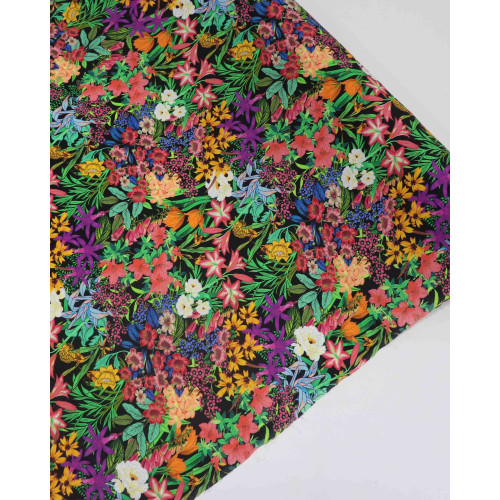 Tecido Viscose Multi Floral Colorido