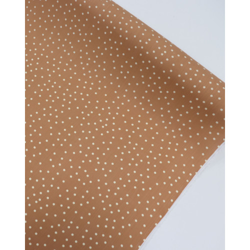 Tecido Viscose Texturizada Micro Poá Offwhite e Argila