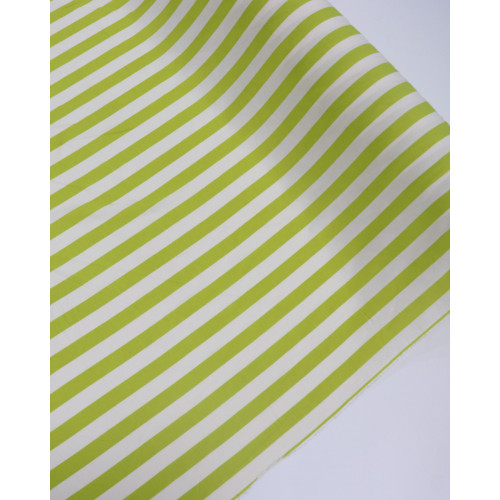 Tecido Viscose Listras Creme e Verde Oliva