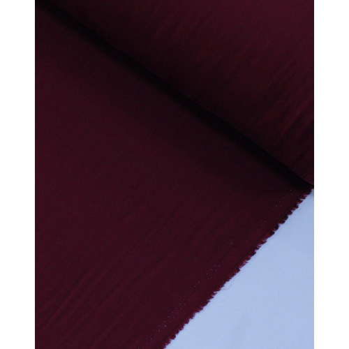 Tecido Viscose Texturizada Marsala
