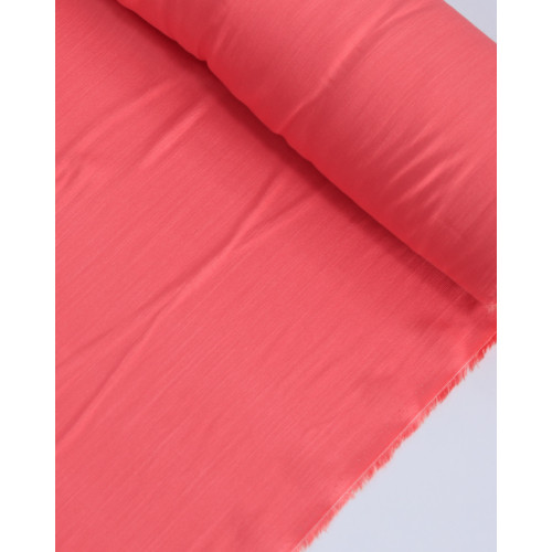 Tecido Viscose Texturizada Coral