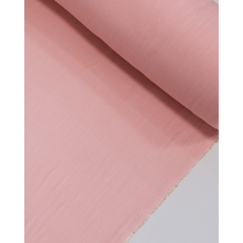 Tecido Viscose Texturizada Rosa Claro
