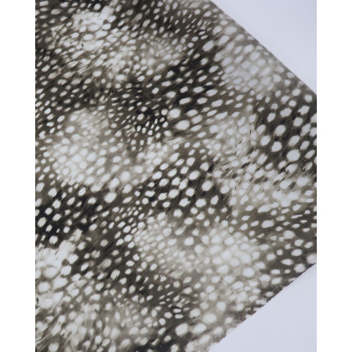 Tecido Viscose Acetinada Italiano Animal Print Estonado Tons de Marorm