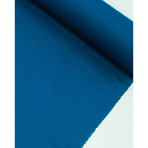 Tecido Linho Panama Leve Azul Cobalto