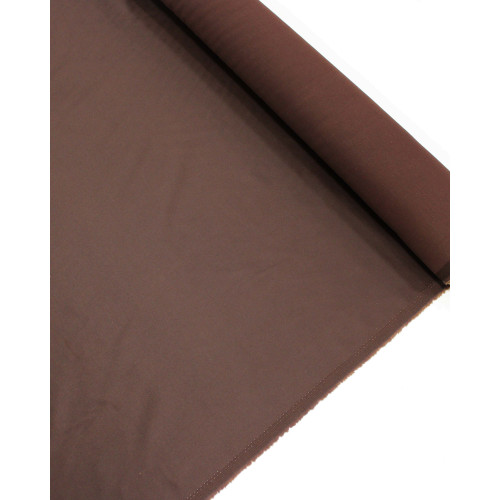 Tecido Sarja Acetinada Mista com Elastano Chocolate