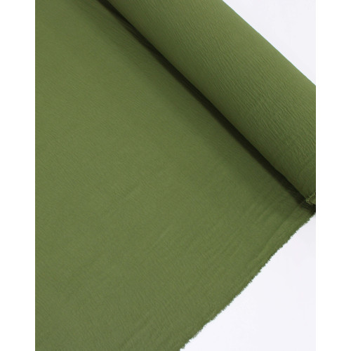Tecido Crepe Duna Verde Militar