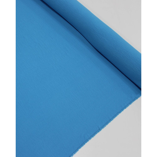 Tecido Crepe Duna Azul Claro