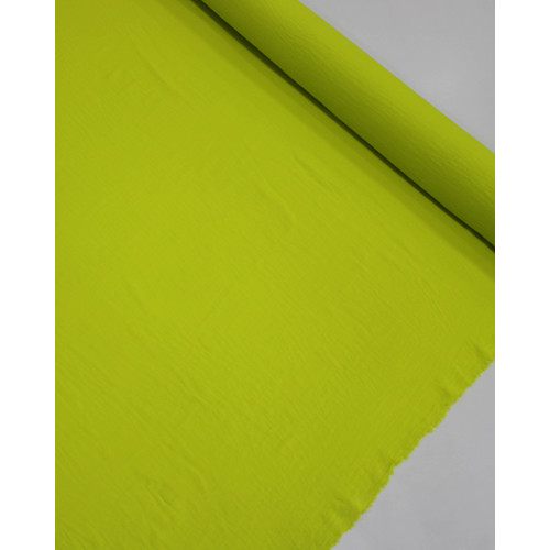 Tecido Crepe Duna Amarelo Neon