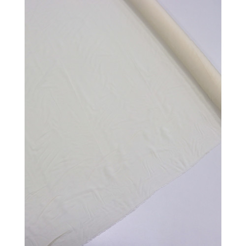 Tecido Crepe Fino Com Elastano Offwhite