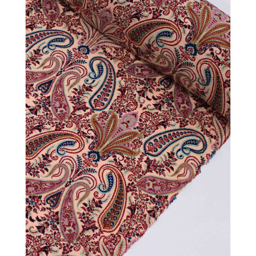 Tecido Viscose Multi Cashmere Tons de Rosa