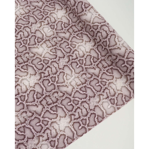 Tecido Microfibra de Alfaiataria com Elastano Italiano Animal Print Estonado Tons de Lilás