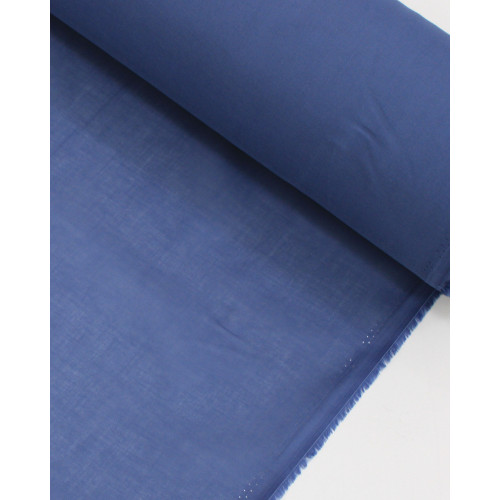 Tecido Cambraia de Algodão Azul Petróleo