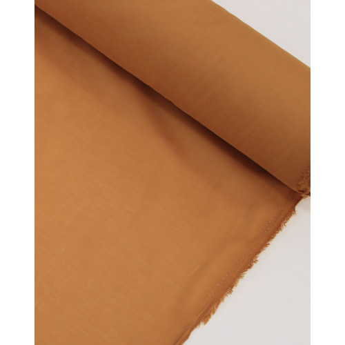 Tecido Cambraia de Algodão Caramelo
