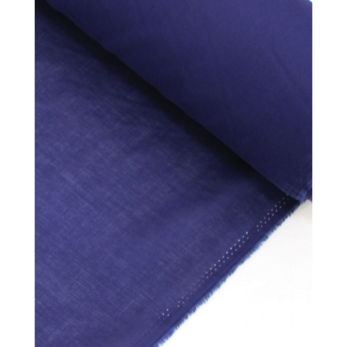 Tecido Cambraia de Algodão Azul Marinho Noite
