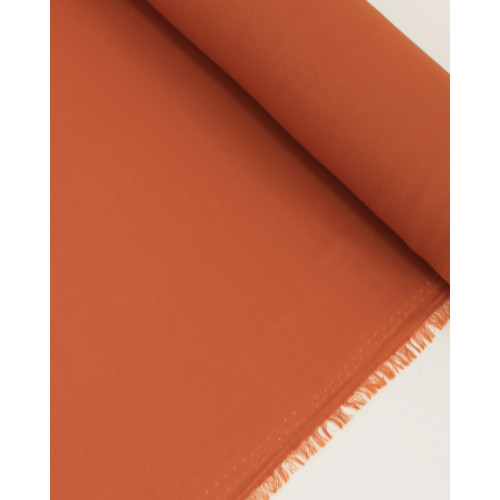 Tecido Crepe Koshibo Leve Terracota