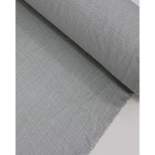 Tecido Crepe Duna Texturizado Cinza Ártico