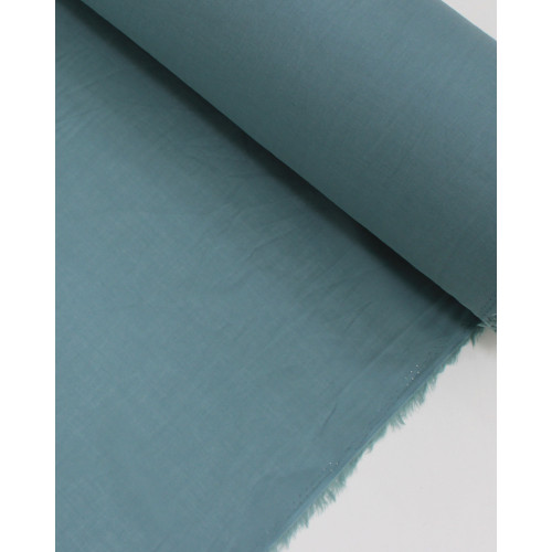 Tecido Cambraia de Algodão Azul Acinzentado