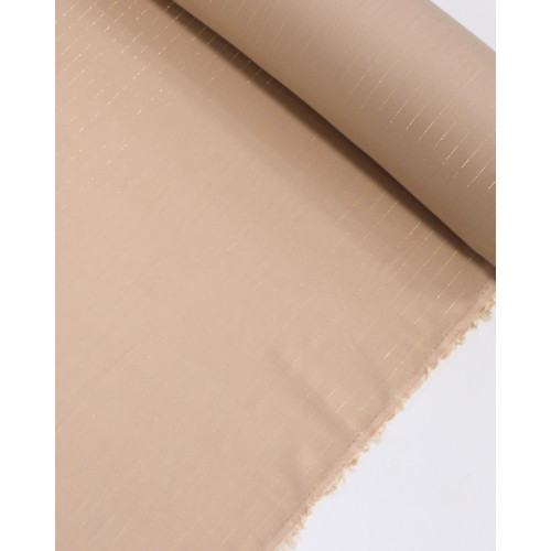 Tecido Viscose com Lurex Nude