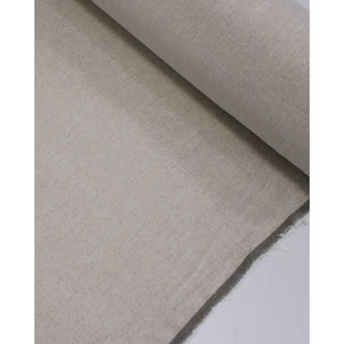 Tecido Linho Misto Texturizado Cru