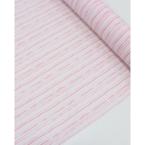 Tecido Crepe Koshibo Leve Listrado Tons de Rosa
