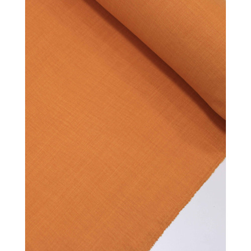 Tecido Crepe Duna Texturizada Tamarindo