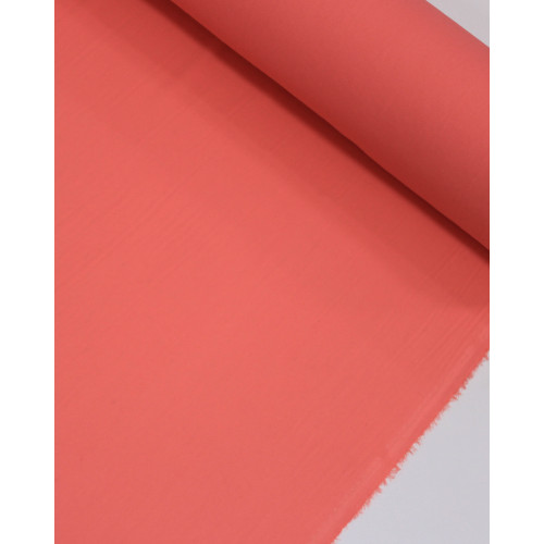 Tecido Crepe Koshibo Leve Coral