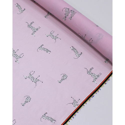 Tecido Cambraia de Algodão Italiano Estampa Dálmatas