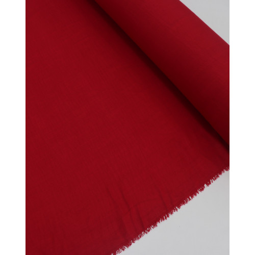 Tecido Crepe Duna Texturizado Vermelho