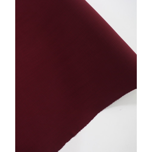 Tecido Crepe Duna Risca de Giz Preto e Marsala