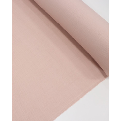 Tecido Crepe Duna Texturizado Rosé