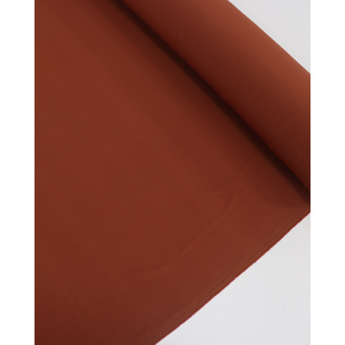 Tecido Crepe Texturizado com Elastano Telha