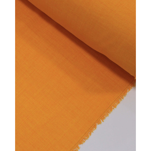 Tecido Crepe Duna Texturizado Açafrão