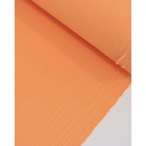 Tecido Crepe Duna Laranja Claro