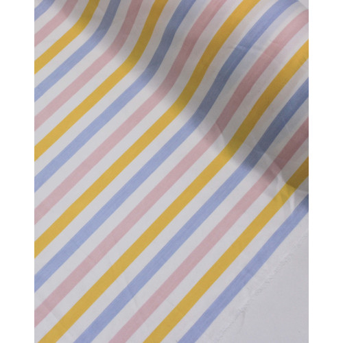 Tecido Viscose Premium Listras Candy Color