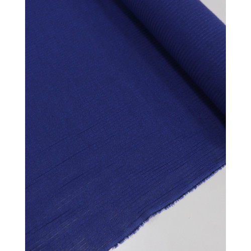 Tecido Malha Tricot Canelada Grossa Azul Royal