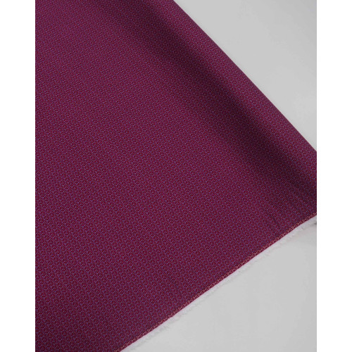 Tecido Viscose Acetinada Italiano Micro Estampado Azul Bebê e Rosa
