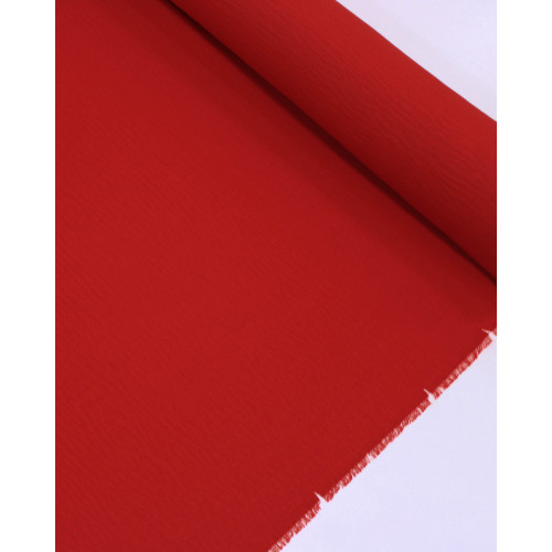 Tecido Crepe Salinas Sarjada Vermelho