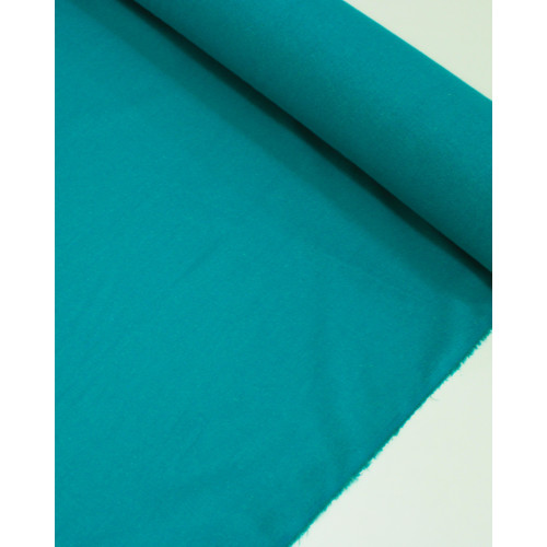 Tecido Linho Misto Rústico Ciano Escuro