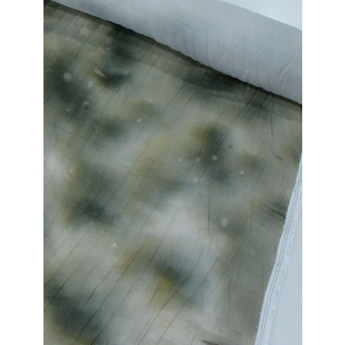 Tecido Viscose Italiano Tie Dye Tons de Verde