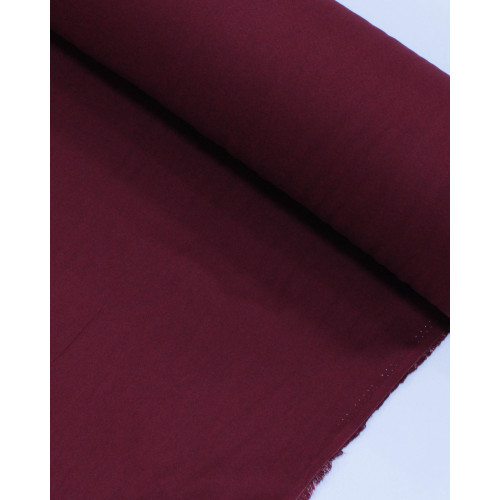 Tecido Viscose Sarjada Borgonha