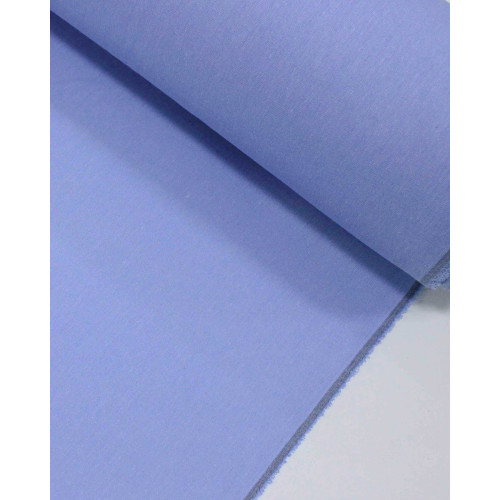 Tecido Linho Misto Rústico com Elastano Azul Céu