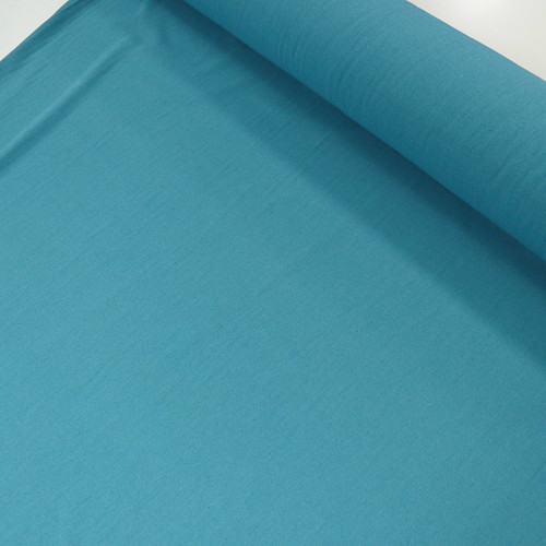 Tecido Linho Misto Rústico Azul Capri