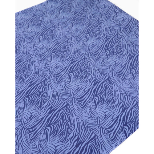 Tecido Viscose Animal Print Azul