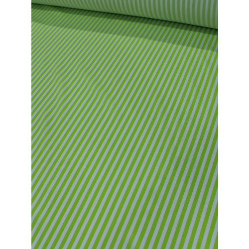 Tecido Viscose Mista com Elastano Listras Verde e Branco