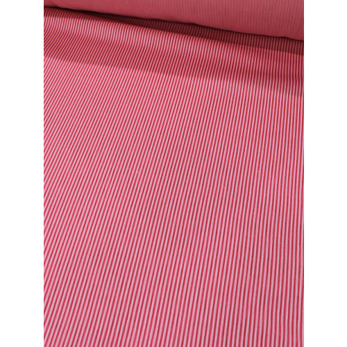 Tecido Viscose Mista Casca de Arvore Micro Listras Pink e Rosa