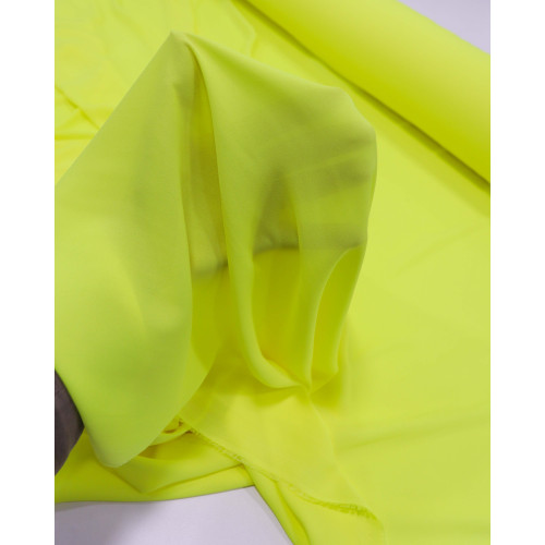 Tecido Crepe GGT Amarelo Neon