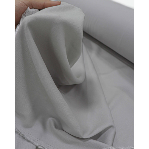 Tecido Viscose Sarjada Cinza Ártico (0.9m)