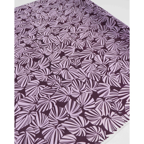 Tecido Crepe Chiffon Costela de Adão Lilás e Roxo